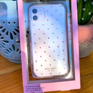 Kate Spade Pink Rhinstone iPhone 11 Case